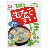 旭松食品 袋入生みそずい合わせほうれん草3食 45.3g 1セット（1個×12）