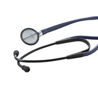 松吉医科器械 Spirit聴診器 フォニック 25325700 ブラック CK-P745P 1個