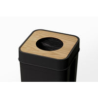 吉川国工業所 マルチパーパスビン45（木蓋セット） Bk LBD-53WT 1個 ゴミ箱 45L ライクイット