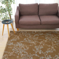 【軒先渡し】スミノエ コンシェルジュ オーダーラグ ツボミ 3050×850mm ベージュ AS-TBM841-BE30585 1枚（直送品）