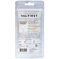 シック（Schick） シックファースト シェービング ホルダー 刃付き+替刃1コ サンドベージュ