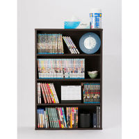 ネットフォース COMING コミック棚 幅600mm ブラウン COMING-60C-2-AW-BR 1セット(2台入)（直送品）