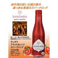 スペイン　サンダラ ブラッドオレンジ スパークリングワイン　やや甘口 250ml 1本　川商フーズ　缶ワイン　飲み切り