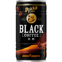 【缶コーヒー】ポッカサッポロフード＆ビバレッジ ポッカコーヒーブラック 185g 1セット（60缶）