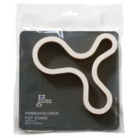 イーオクト majamoo マヤムー 白樺のポットスタンドS ホワイト 6420615057338 1箱(1個入)（直送品）