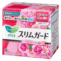【生理用品】 ナプキン 特に多い昼用 羽つき 25.0cm スリムガード スイートローズの香り 1セット（1パック（18コ入）×3）花王