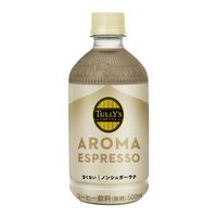伊藤園 TULLY'S COFFEE（タリーズコーヒー）アロマ エスプレッソ ノンシュガーラテ 500ml 1箱（24本入）