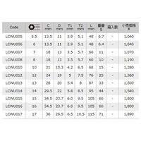 旭金属工業 ライツール ポケットコンビネーションスパナ プチコン 15mm LCWU015 1丁（直送品）