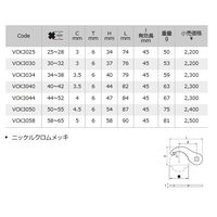 旭金属工業 引掛タイプクロフートレンチセット 3/8sqdr 7pcs VCKS370 1セット（直送品）
