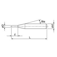 ユニオンツール UTCOAT4枚刃 高能率スクエアエンドミル CEHS4100ー3000 1本（直送品）