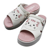 山一 にゃんこさんだる2 ピンク L No.46-2 1足