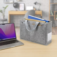 サンワサプライ フェルトBOXバッグ BAG-TW9GY 1個