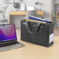 サンワサプライ フェルトBOXバッグ BAG-TW9BK 1個