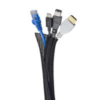 サンワサプライ 編組ケーブルスリーブ(ブラック・2m巻き・内寸直径19mm) CA-SL19BK2 1個