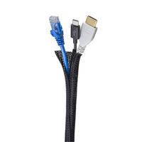 サンワサプライ 編組ケーブルスリーブ(ブラック・2m巻き・内寸直径13mm) CA-SL13BK2 1個