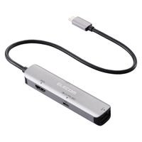 ドッキングステーション タイプC ハブ 4in1 HDMI LAN USB-A USBハブ DST-C29SV エレコム 1個（直送品）