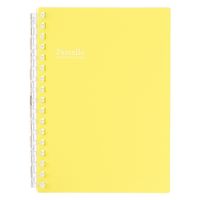 リヒトラブ Pastello ツイストノート A6 リーフ30枚 N1964-5イエロー 1セット（1冊×5）