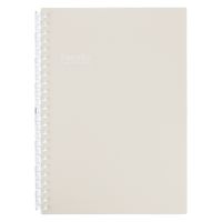 リヒトラブ Pastello ツイストノート A5 リーフ30枚 N1958-16ベージュ 1セット（1冊×5）