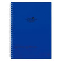 リヒトラブ AQUA DROPs ツイストノート セミB5 リーフ30枚 N1608-11藍 1セット（1冊×5）