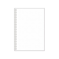 リヒトラブ オープンリング・ツイストノート適合リーフ・ドット方眼罫・A6 N1663SD 1組