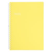 リヒトラブ Pastello ツイストノート A5 リーフ30枚 N1958-5イエロー 1セット（1冊×5）