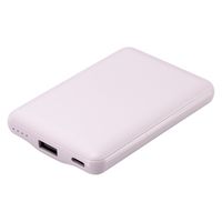 モバイルバッテリー 軽量 薄型 USB-C/A 合計最大 15W 5000mAh DE-C45-5000PU エレコム 1個