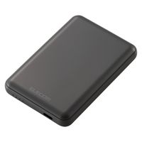 モバイルバッテリー 超コンパクト 軽量 USB-C×1 15W 5000mAh DE-C48-5000DGY エレコム 1個