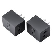 電源タップ コンセント 2P 3個口 125V 15A 1500W 2個セット ブラック ECT-29-2BK エレコム 1個