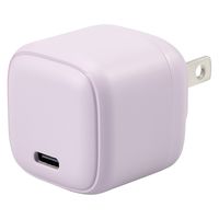 Type-C コンセント 充電器 PD 20W Type C×1 軽量 ラベンダー MPA-ACCP7320PU エレコム 1個