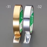 エスコ 18mmx30m 封缶用テープ(シルバー/10巻) EA944PA-32 1セット（直送品）