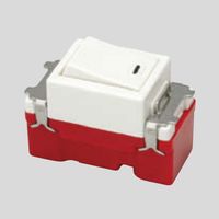 エスコ 300V/15A スイッチ(角型・2個) EA940CJ-42A 1セット(3個)（直送品）