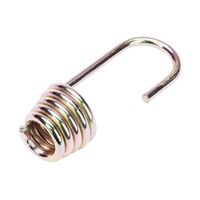 エスコ 12.7mm バンジーコード用フック(スチール製/4個) EA628WB-73 1セット(6個:1個×6パック)（直送品）