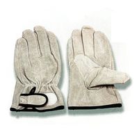 エスコ [L] 手袋(牛床革) EA353BE-92A 1セット(4双)（直送品）