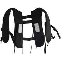 サンコー デュアルユニットで強力冷却 ハーネス対応冷蔵ベスト RZFHTVSBK 1着 626-3425（直送品）