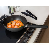 LIV PLUS マイヤー 深型 フライパン 24cm IH ガス火 グレー マイヤーズワン ND-742 1個