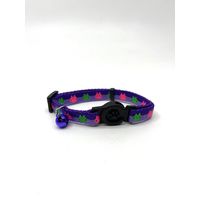 首輪 猫用 にゃんこカラー パープル 1個 岡野製作所