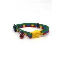 首輪 猫用 にゃんこカラー レッド 1個 岡野製作所