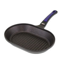 ベストコ グリルパン 魚焼き ガラス蓋付 IH ガス火対応 ダイヤモンドコート ND-5120 1個