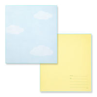 デザインフィル カラー色紙 シール付 気球柄 33245006 1個