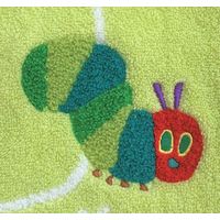 林 ハンドタオル はらぺこあおむし ふんわり無撚糸 ハロー グリーン(緑) WI447704 1枚