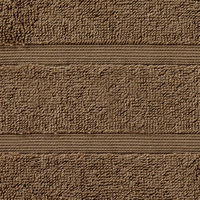 林 バスタオル エーゲ海産コットン ベイカラー ブラウン(茶) BH700566 1枚