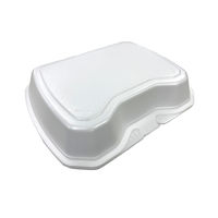 シーピー化成 弁当容器 TN-613-3 無地 0A30613030150 1袋(50枚)