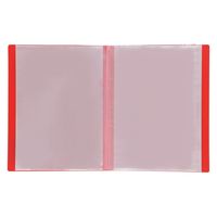 アーテック クリアブックA4 横入れ 32ポケット レッド 5611 1枚