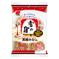 雪の宿 黒糖みるく味20枚 1セット（1個×6） 三幸製菓 お煎餅