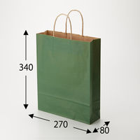 シモジマ 25チャームバッグ MS1 未晒 グリーンC 003276805 1袋(50枚)