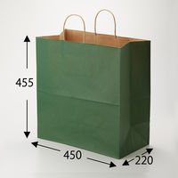 シモジマ 25チャームバッグ 45-1 未晒 グリーンC 003296300 1袋(50枚)