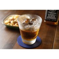 アイオン 吸水コースター丸形ネイビーブルー 756-NB 1枚