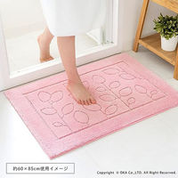 オカ 乾度良好ファイン バスマット 抗菌防臭 吸水 速乾 60×85cm ブルー 65386 1枚