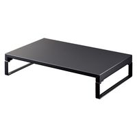 リヒトラブ 机上台 幅390mm ロータイプ マットブラック A7330-124 1セット（1台×5）