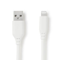 無印良品 やわらかくて絡まりにくいライトニングケーブル1m（USB-A/Lightning） 白 MJ-UC1ATL-W 良品計画